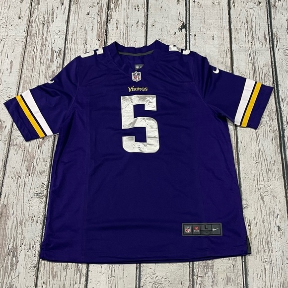 Teddy Bridgewater Minnesota Vikings Nike NFL Football Stitched Sports Jersey - Picture 1 of 9